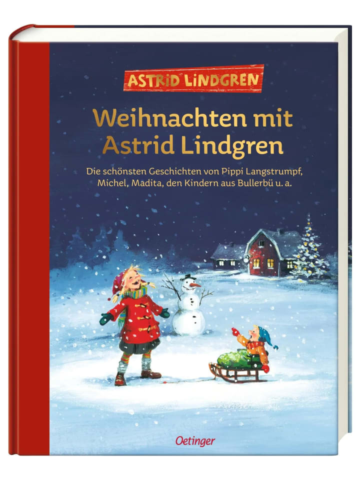 Oetinger Verlag Weihnachten mit Astrid Lindgren | Die schönsten Geschichten von Pippi... günstig kaufen onesize