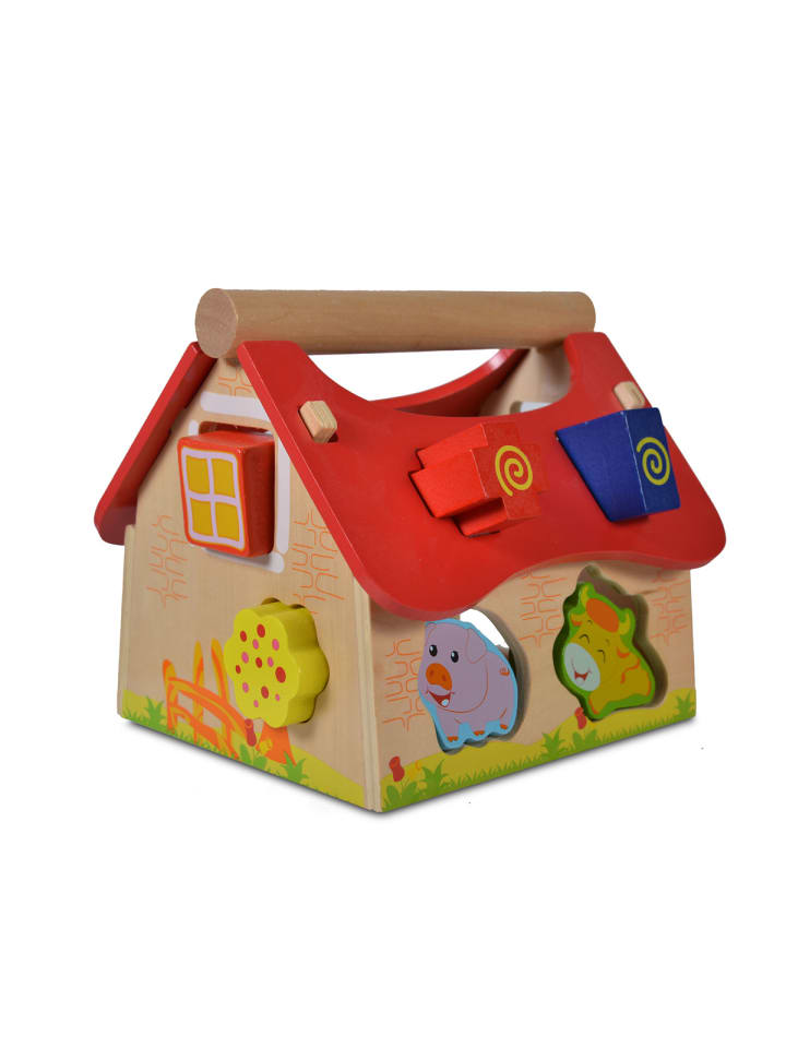 Moni Sortierspiel Tierhaus 2044 in rot günstig kaufen onesize