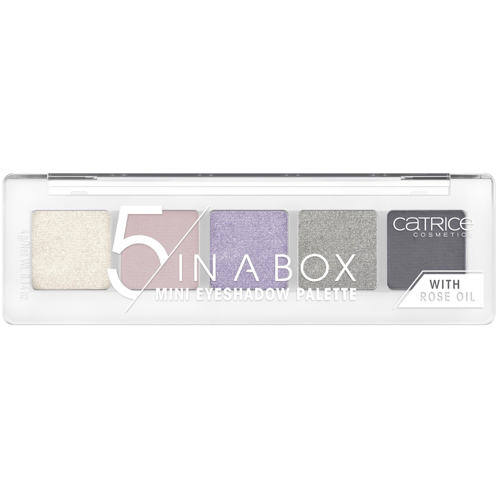 catrice 5 In A Box Mini palette fards à paupières 080 Diamond Lavender Look Palette d'Ombres à Paupières