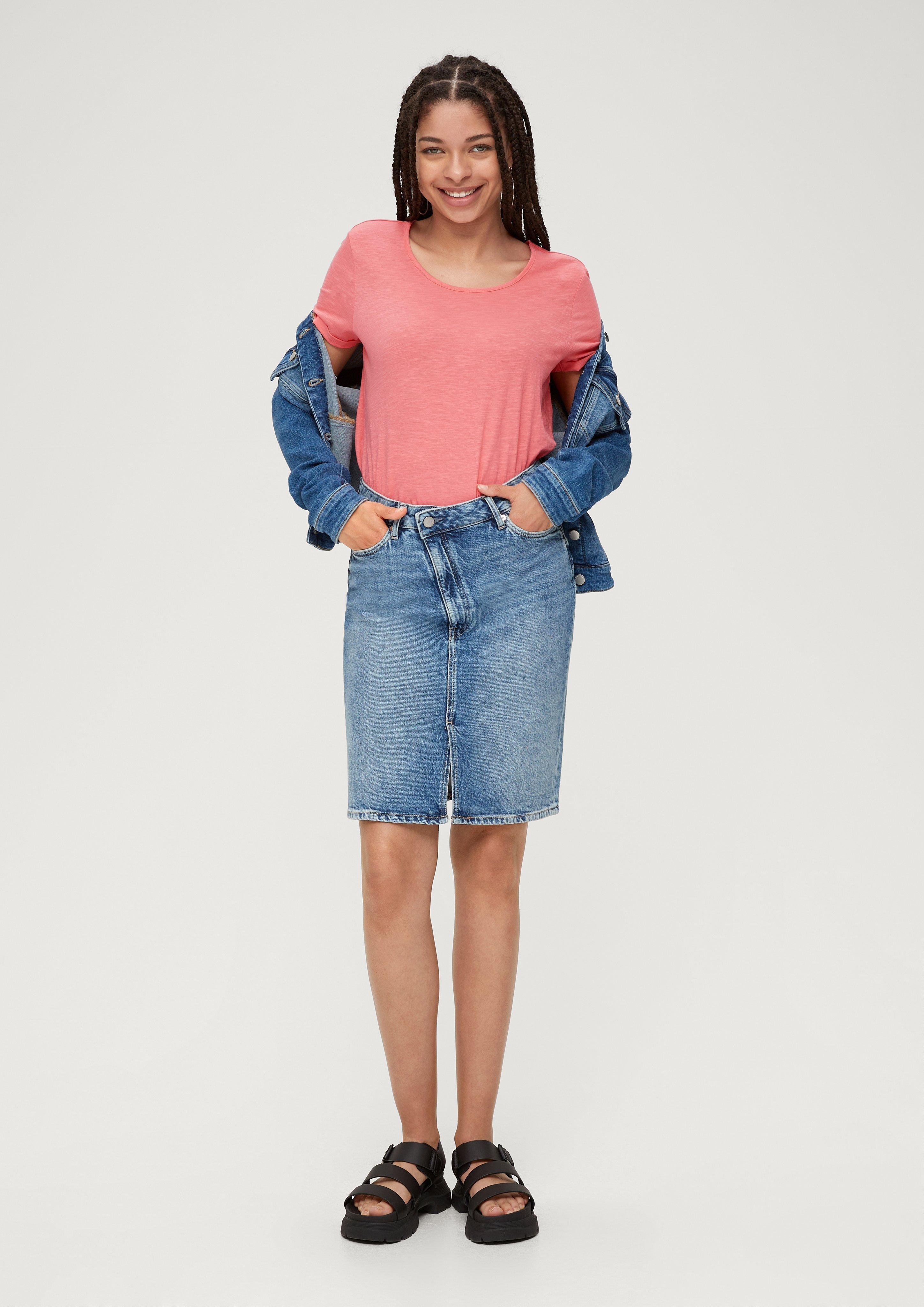 Baumwollshirt in O-Shape  2131311-4281