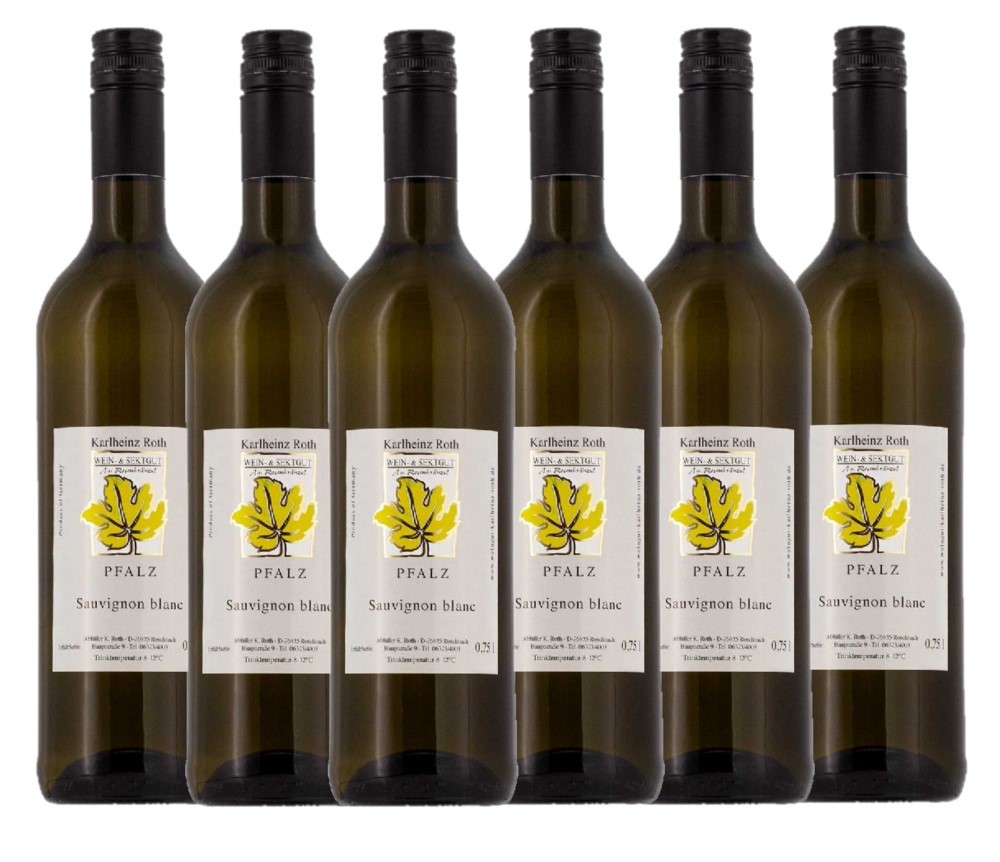 Wein- & Sektgut Karlheinz Roth Weingut Karlheinz Roth Sauvignon Blanc QbA 2023 - 6er Karton