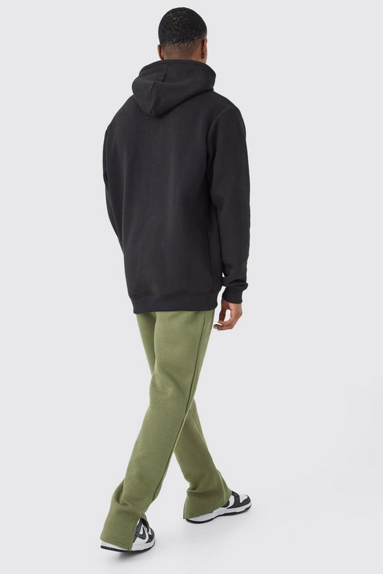 Jogginghose mit Homme-Print und geteiltem Saum
