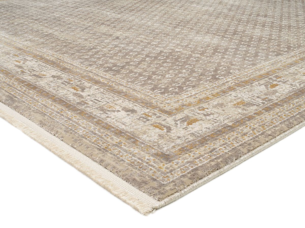 Webteppich Miri Beige-Gold 160 x 230 cm