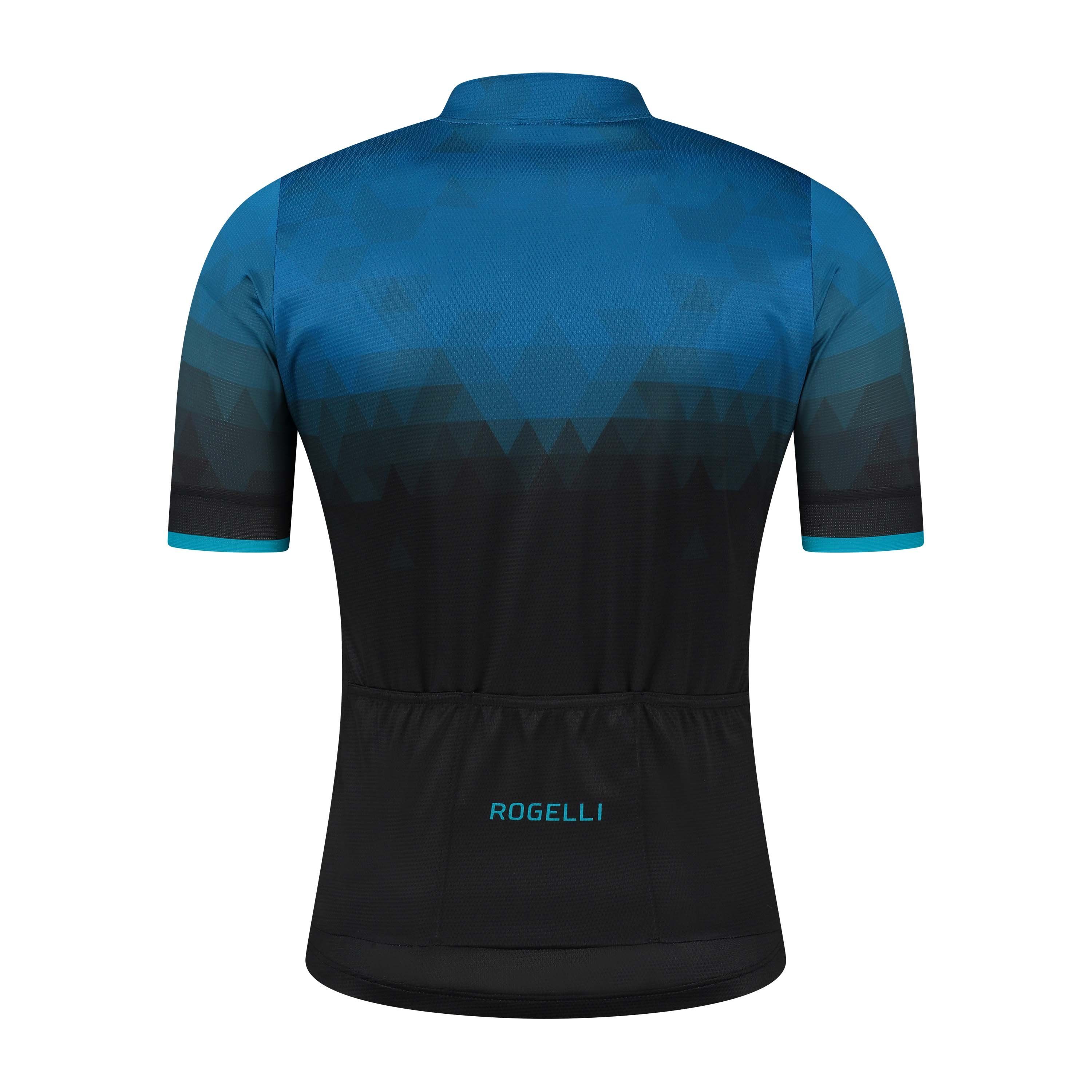 Rogelli Sphere Schwarz/Blau Herren Radtrikot Kurzarm