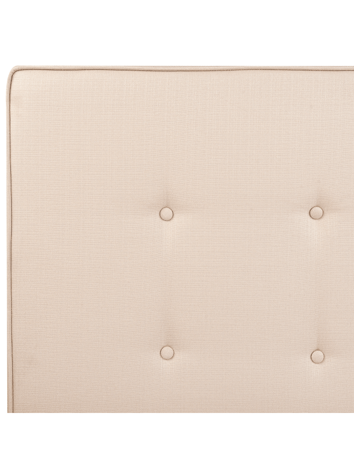 Beliani Doppelbett AMBASSADOR in Beige/Schwarz - (W) 192 x (H) 106 x (L) 216 cm günstig kaufen onesize