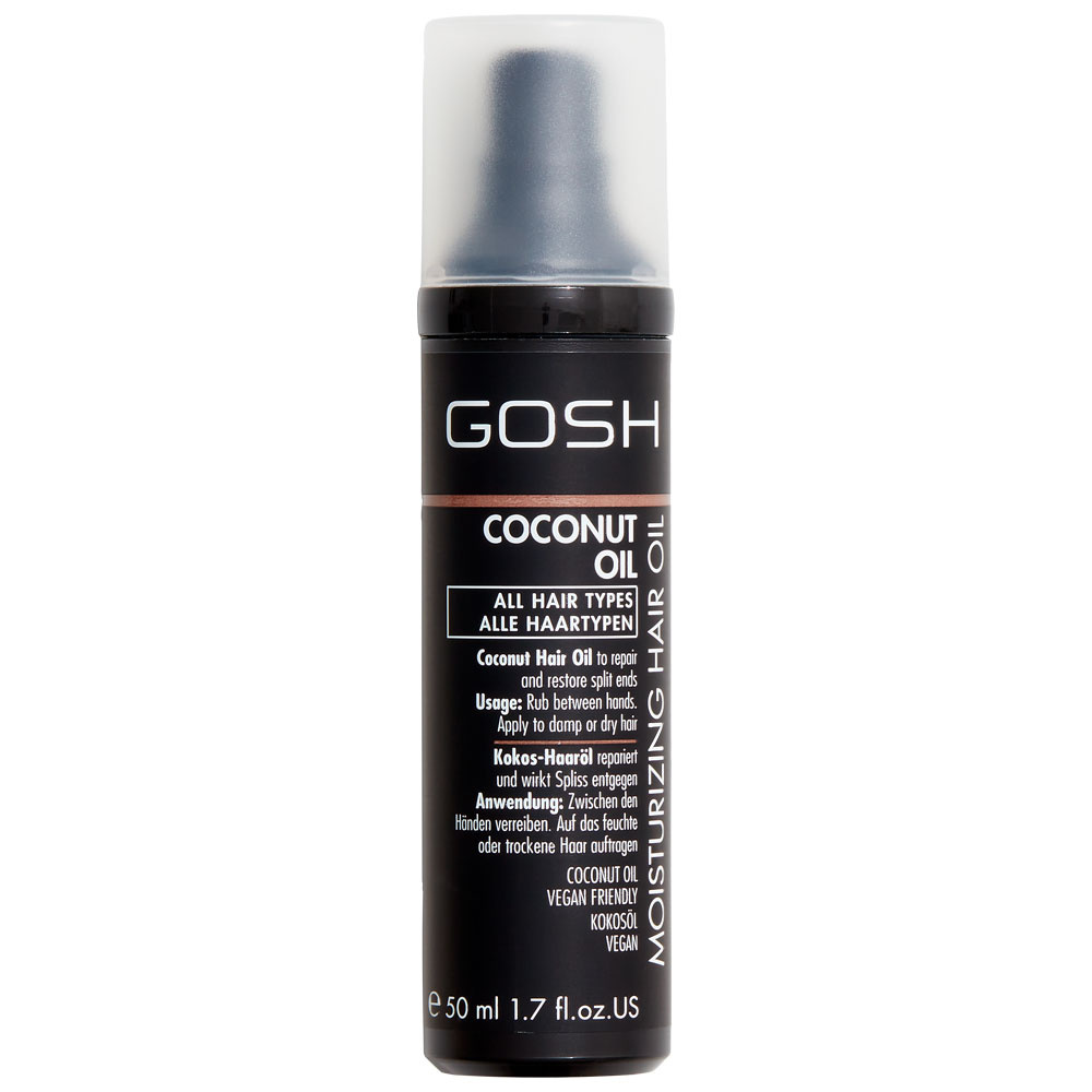 gosh copenhagen Coconut Oil Moisturizing Hair Oil Sérum de finition hydratant à l'huile de noix de coco & huile d'abyssinie