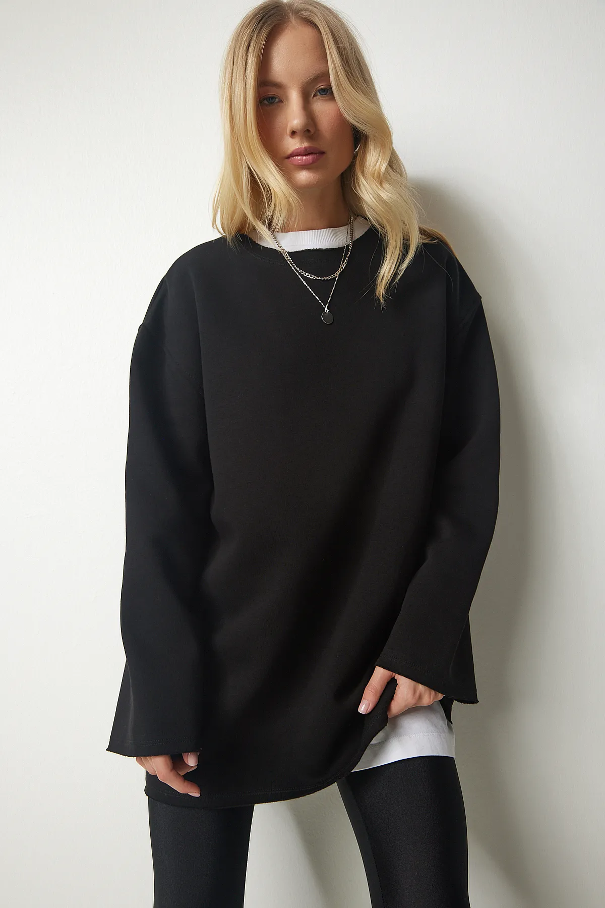 Happiness İstanbul  Sweatshirt - Schwarz - Regular Fit
