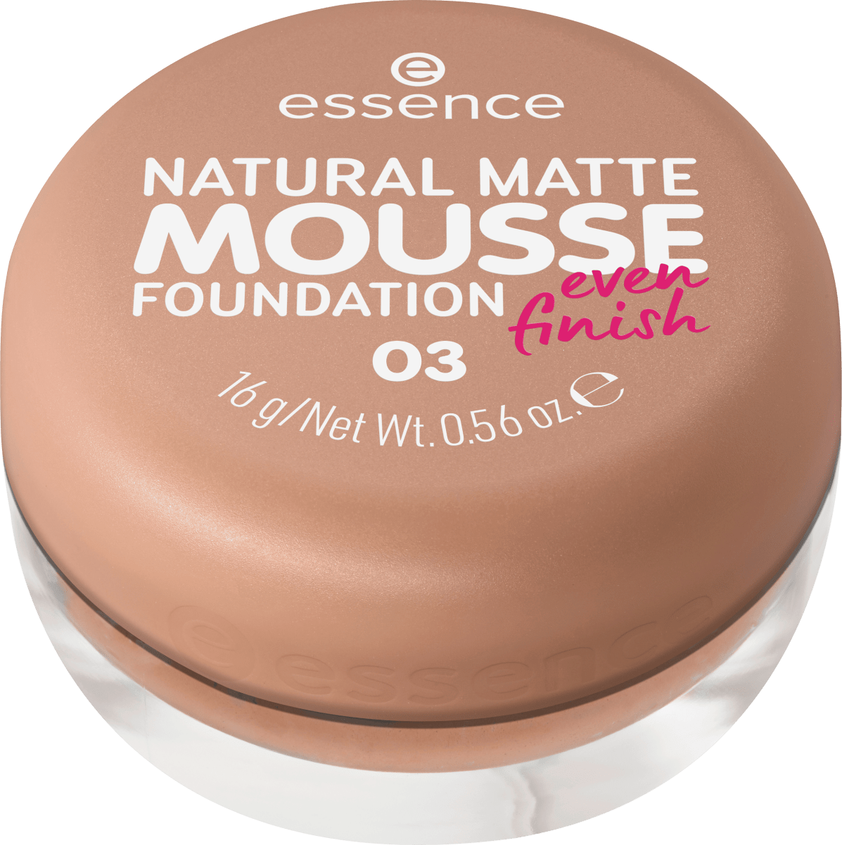 Foundation Natural Matte Mousse 03, 16 g
