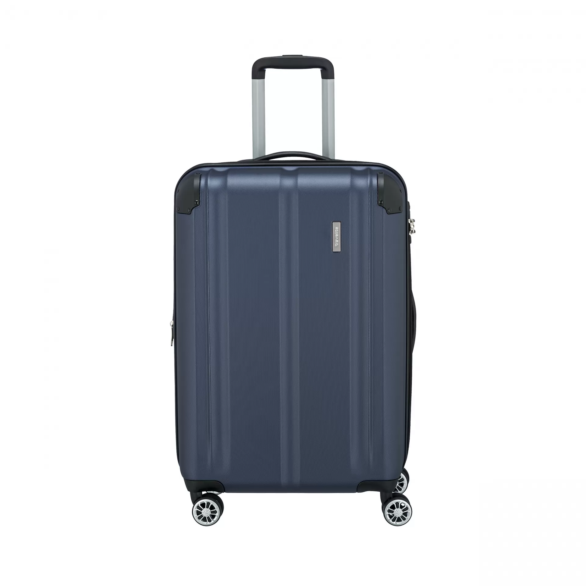 Travelite City Trolley mit 4 Rollen M 68cm EXP 78 Liter - Marine