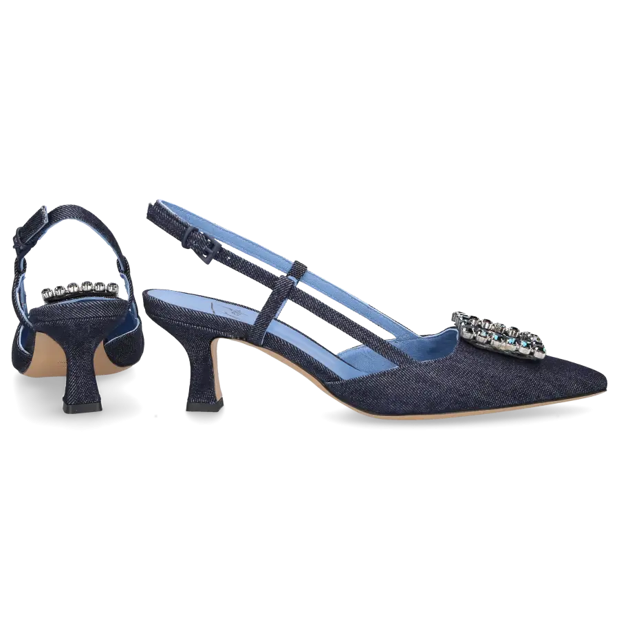 Roberto Festa - Pumps STEFI Denim - blau