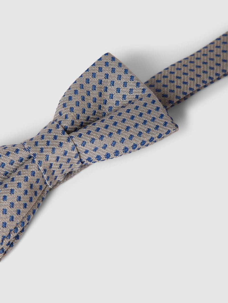 Fliege mit Allover-Muster in bleu