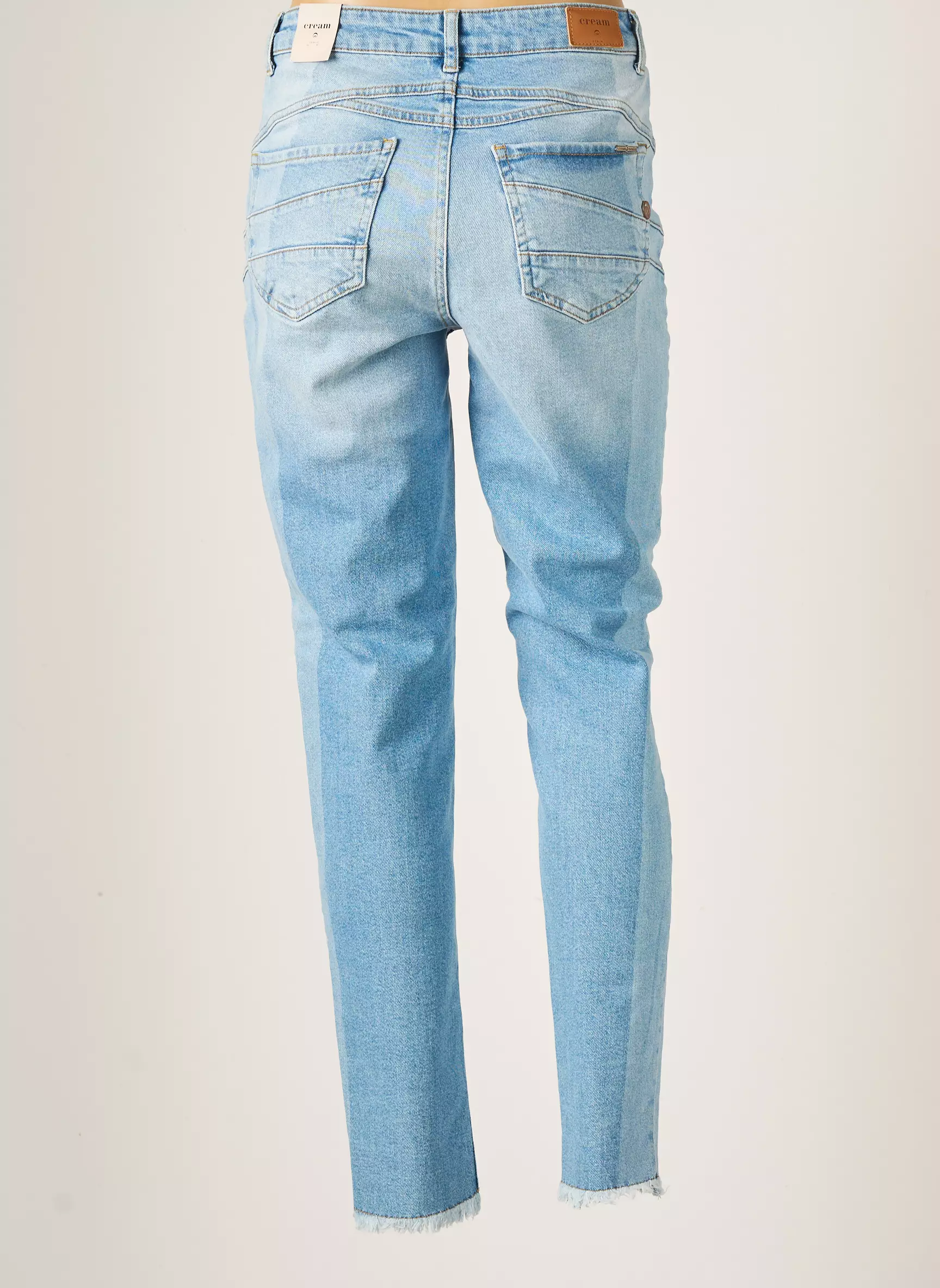 Cream Jeans Coupe Slim Femme couleur bleu