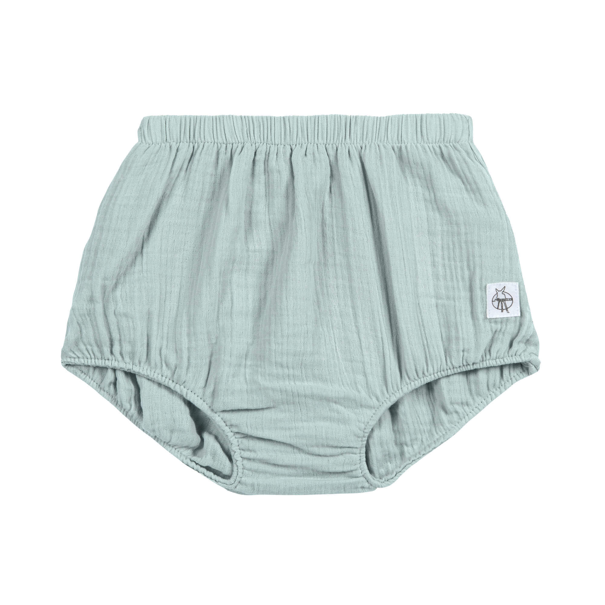 Musselin Baby Hose - Bio Baumwolle, Silbergrau