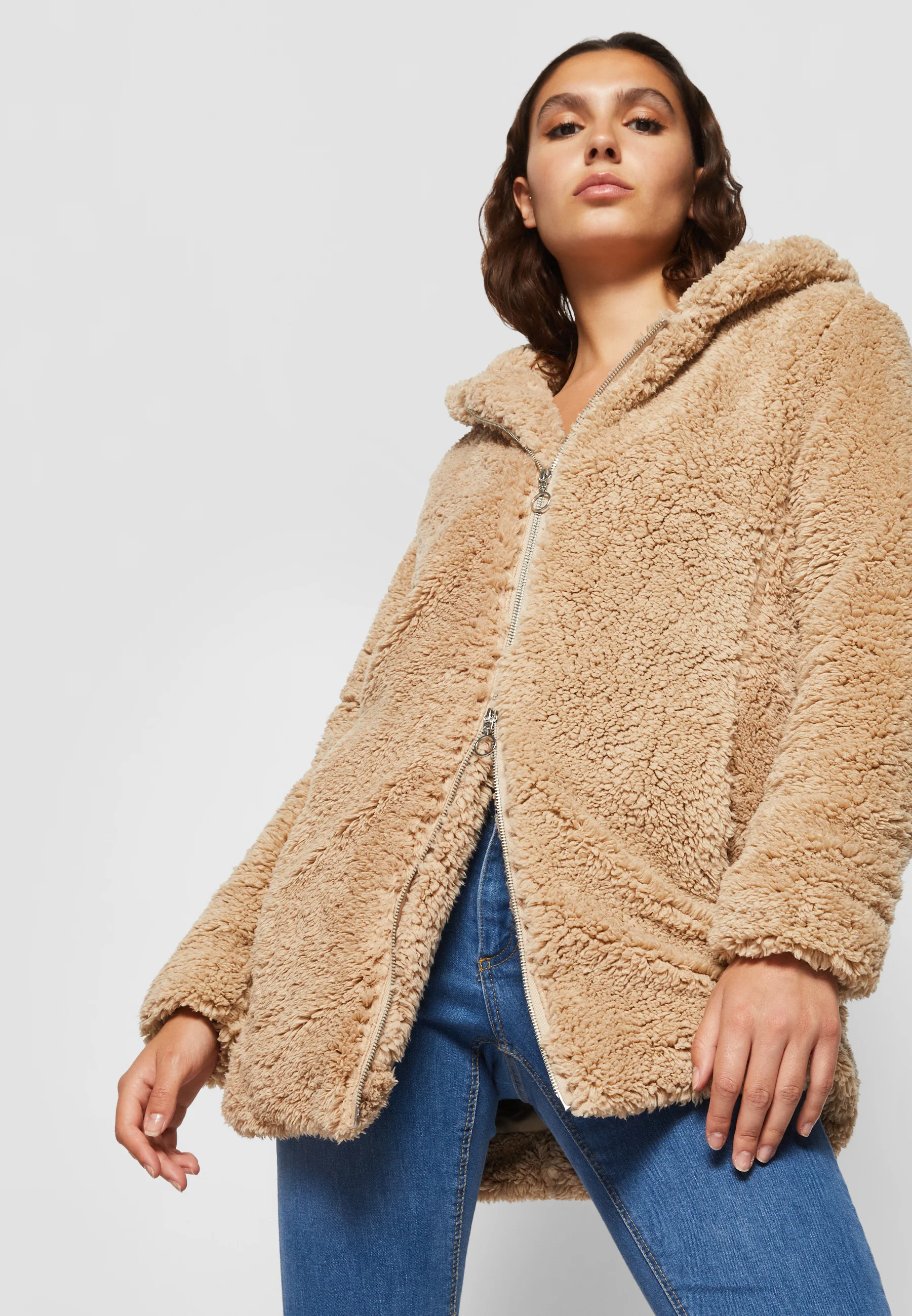 Chaqueta de sherpa para mujer Urban Classics - Abrigo de invierno