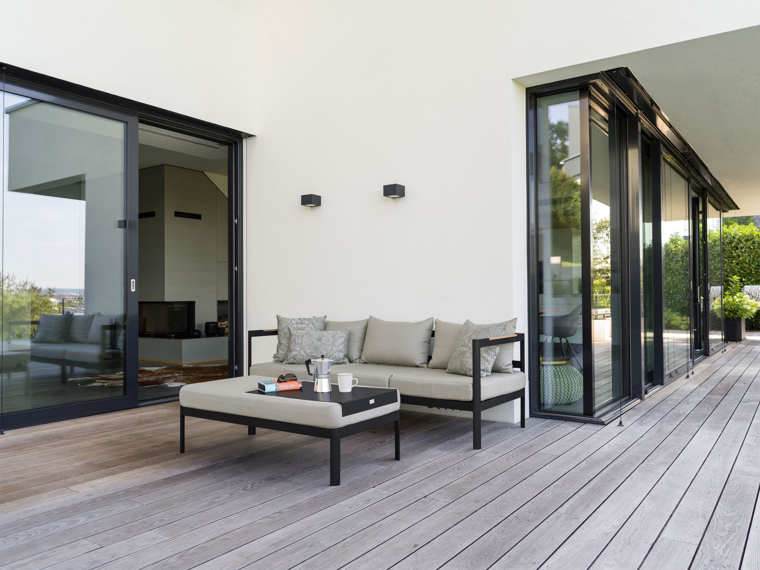 STERN3-Sitzer Lounge-Sofa / Hocker