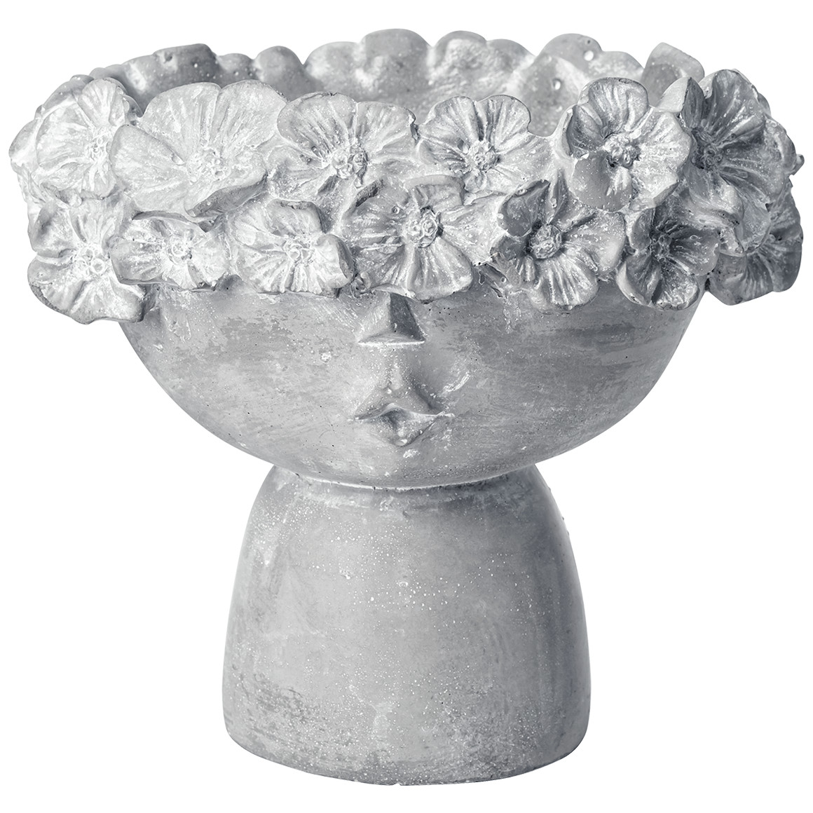 Blumentopf mit lieblichem Gesicht