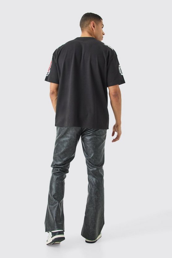 Oversize T-Shirt mit Dark Tropics Print