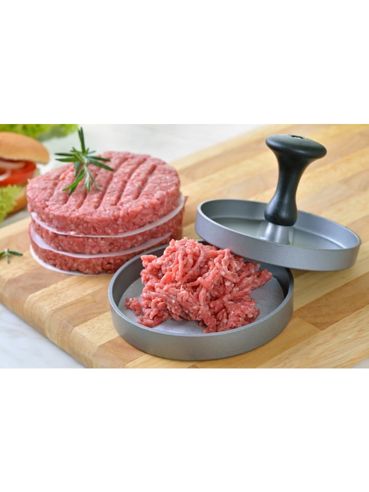 GRÄWE Hamburgerpresse in silberfarben günstig kaufen 11 cm