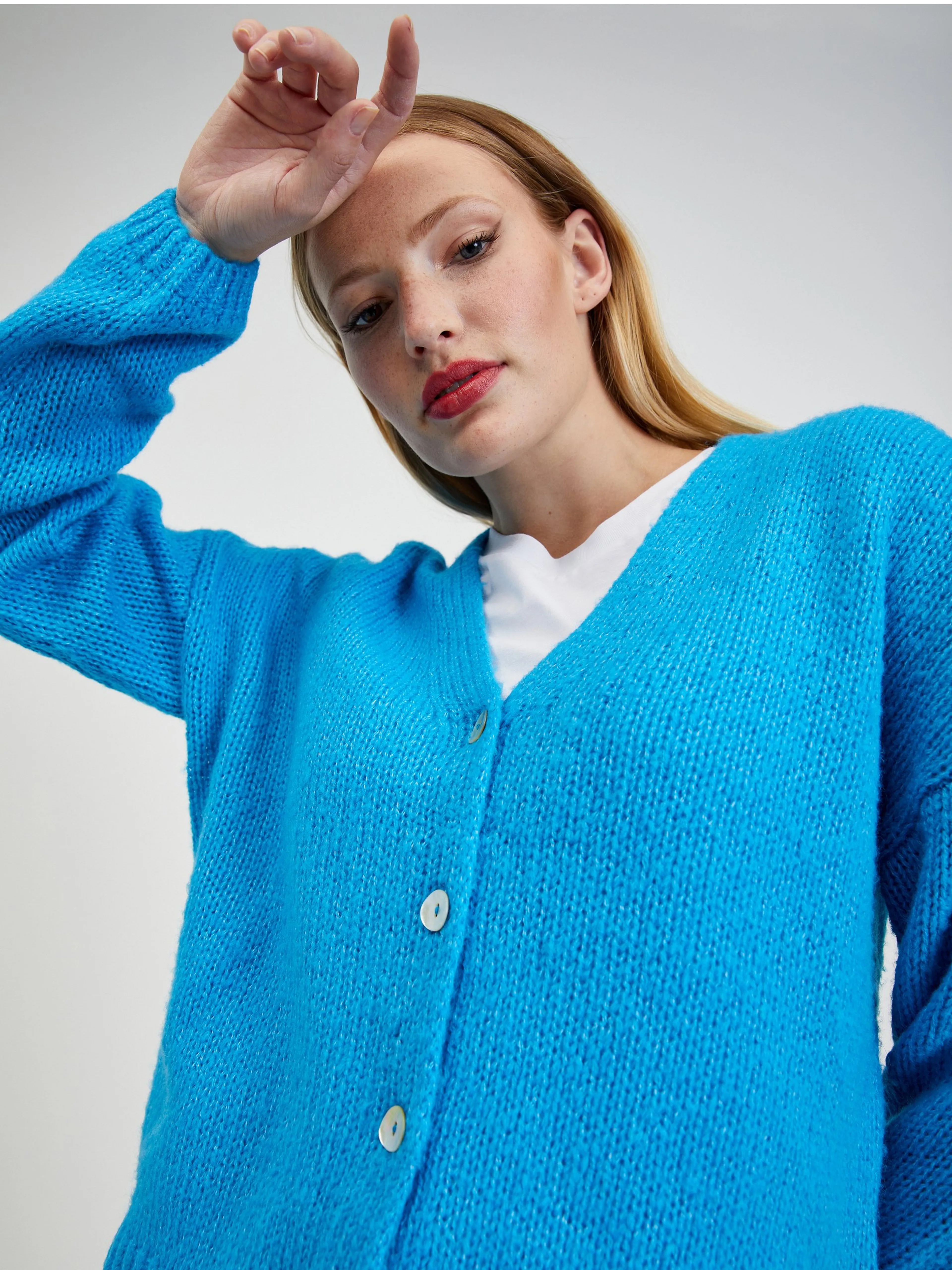 Blaue Damen Strickjacke ORSAY