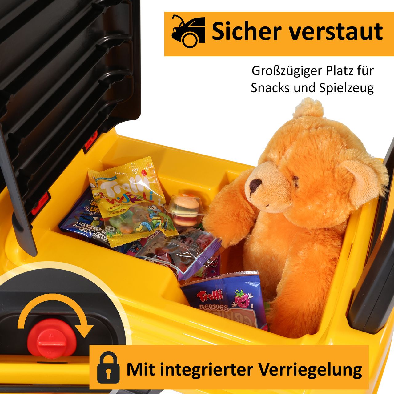 Lemodo Rutschauto Kinderbagger, Bagger zum draufsitzen