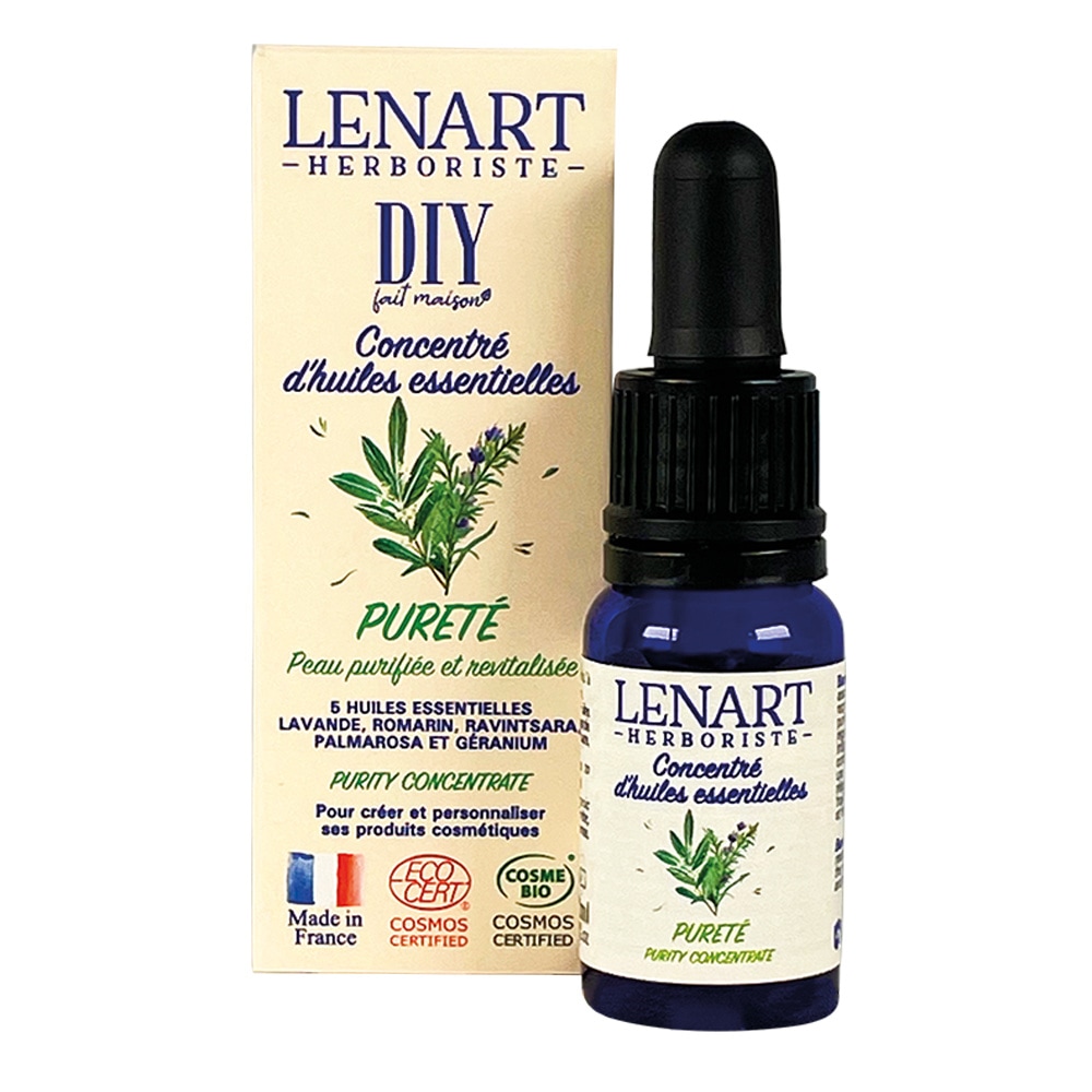 christian lénart Concentré Pureté BIO ECOCERT Huiles essentielles