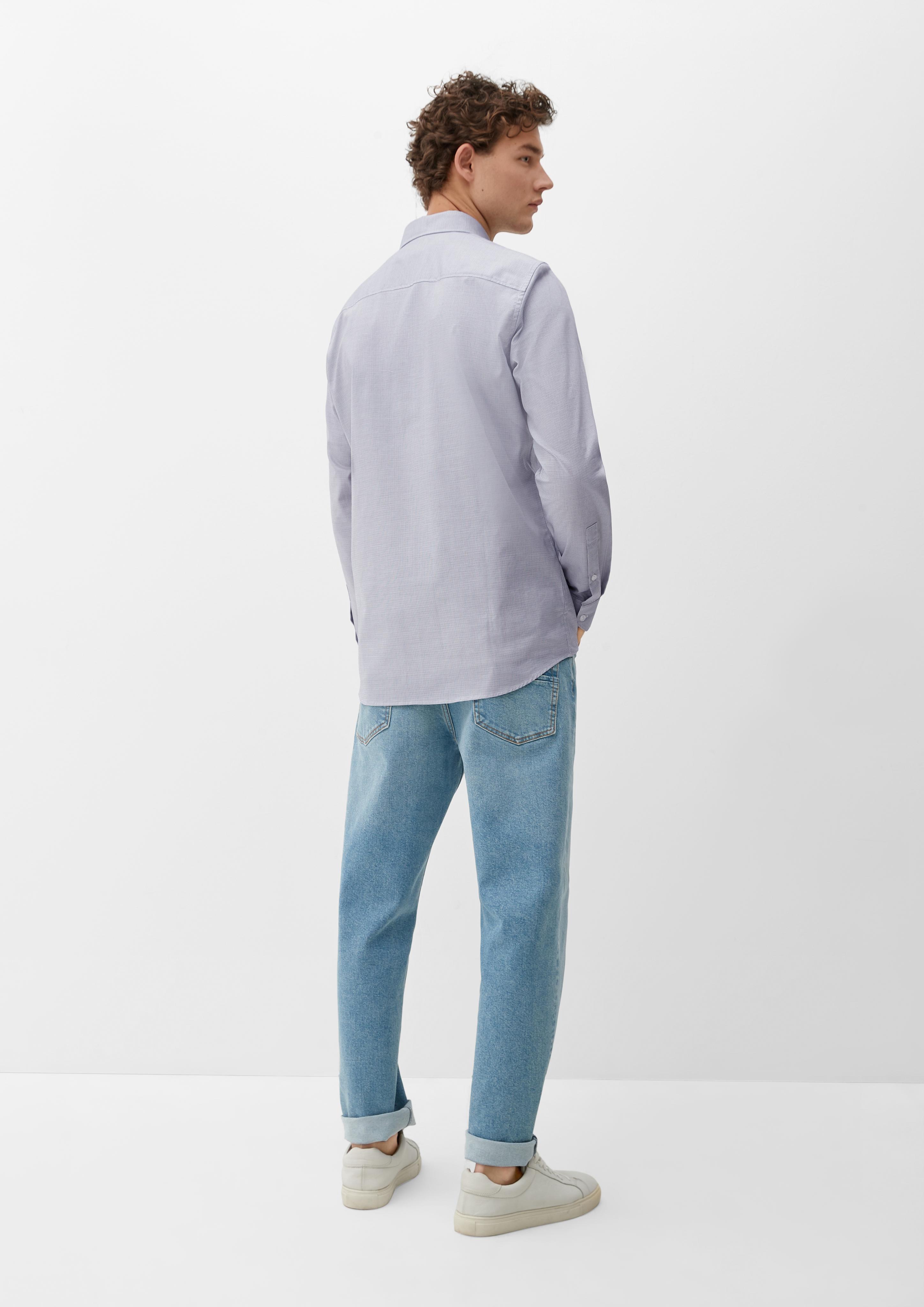 Slim: Hemd mit Minimalmuster  2127460-59K3