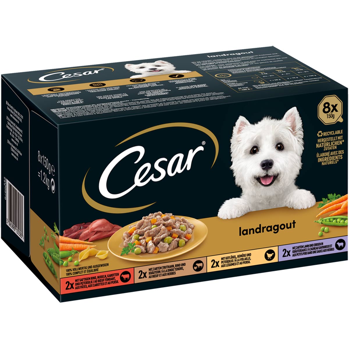 CESAR Landragout 4 Varietäten günstig kaufen bei ZooRoyal