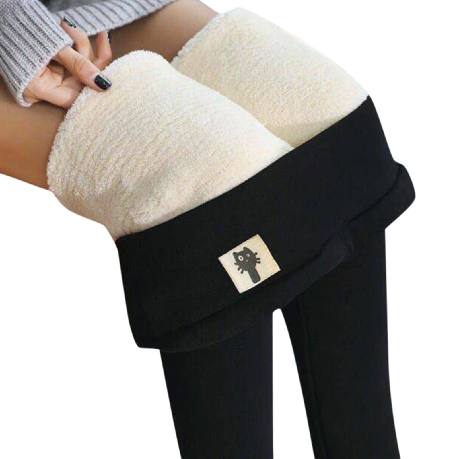 Blusmart Thermoleggings Super Dicke Leggings Aus Kaschmirwolle, Winddicht Und