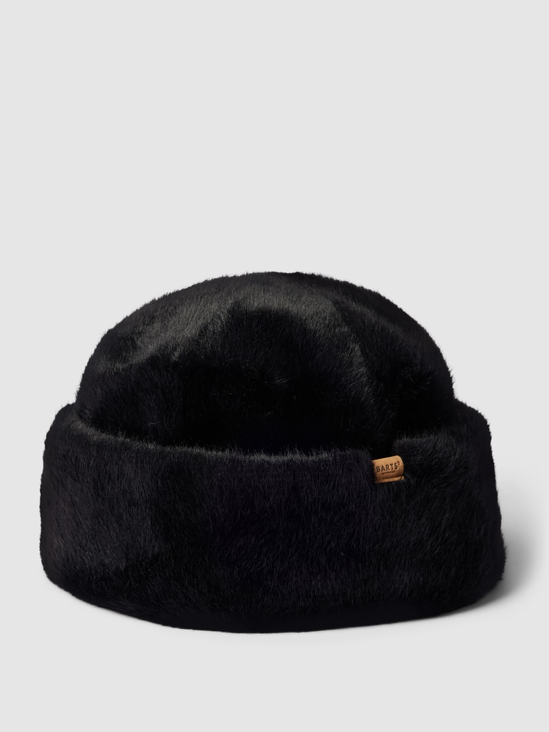 Beanie aus Kunstfell Modell 'CHERRYBRUSH' in schwarz