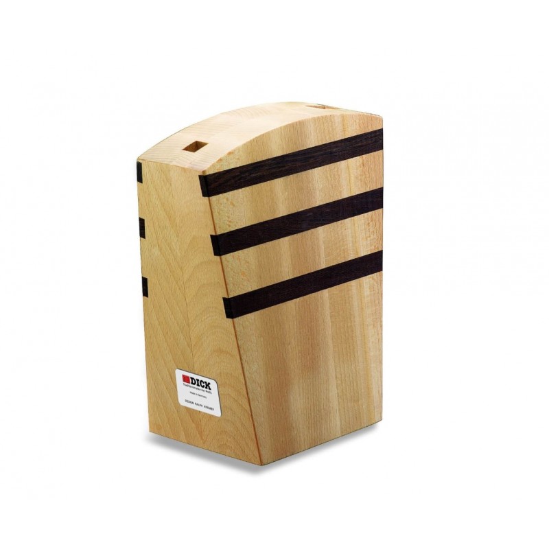 Magnetischer Designmesserblock aus Holz, Marke Dick, leerer Block