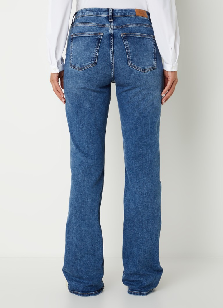 Jeans a zampa Belle a vita media di Studio Anneloes, realizzati in misto cotone biologico.