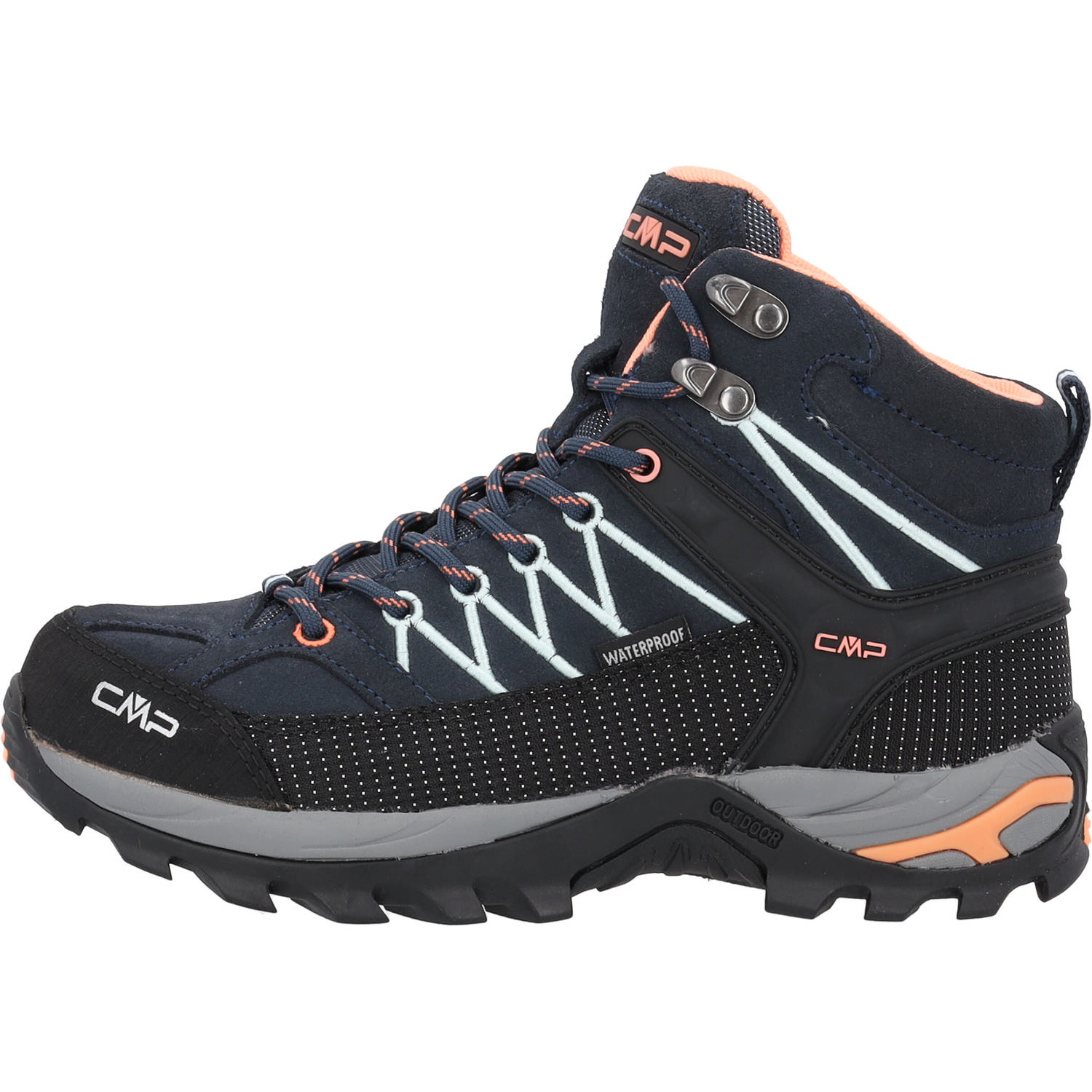 CMP Rigel Mid 3Q12946, Trekkingschuhe, Damen, B.BLUE-GIADA-PEACH