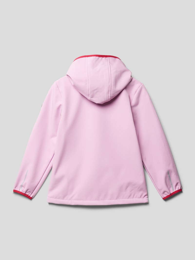 Jacke mit Label-Patch Modell 'MALTA' in rosa