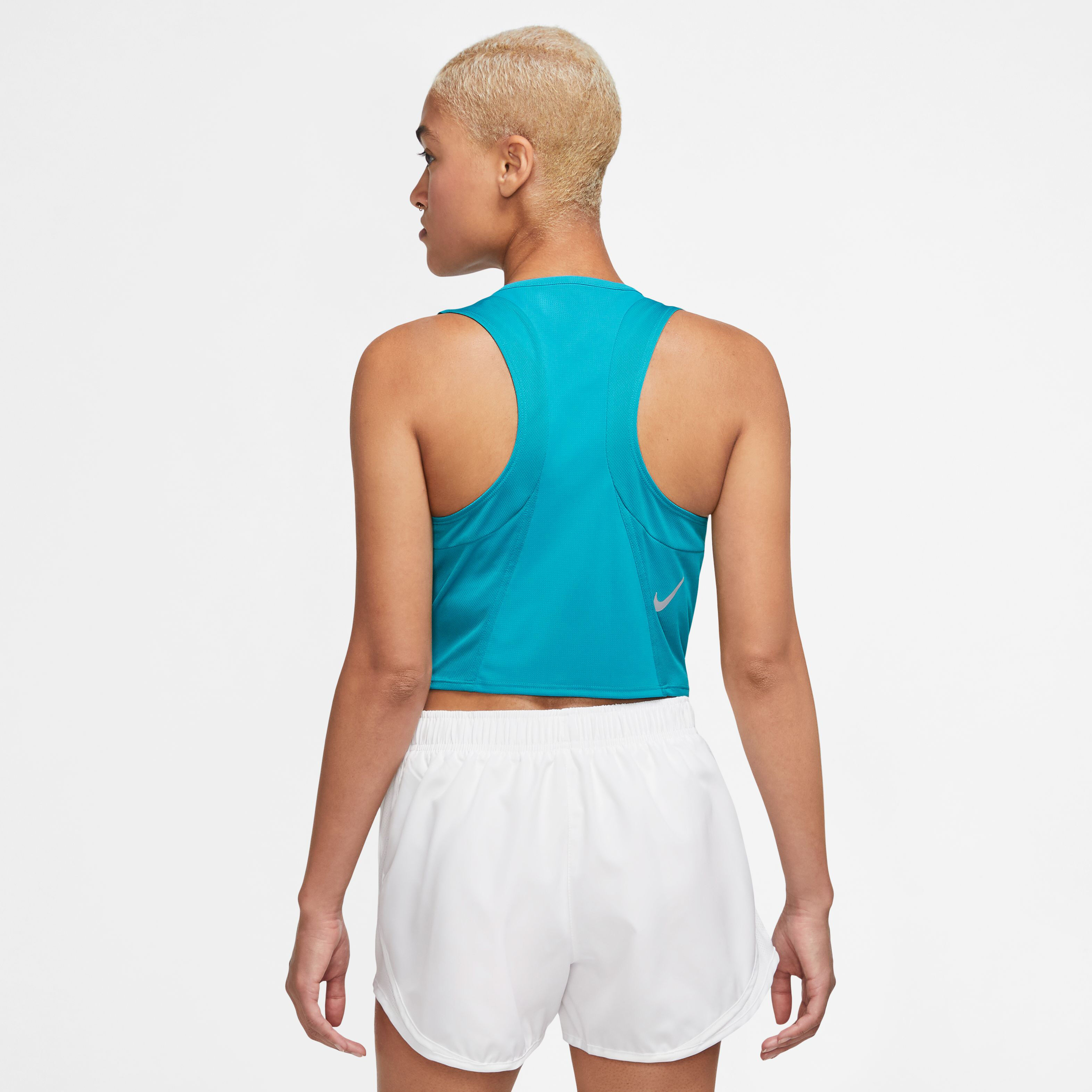 Dri-Fit Fast Crop Tank-Top Damen - Türkis