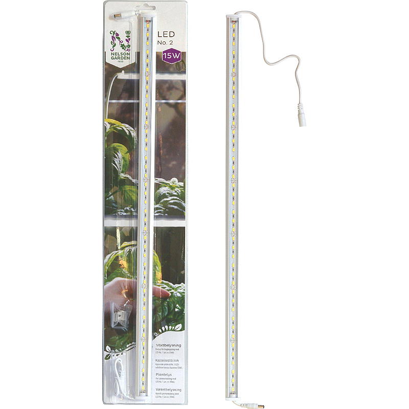 Nelson garden Plantelys 60 cm LED-list 15 W, u/adapter