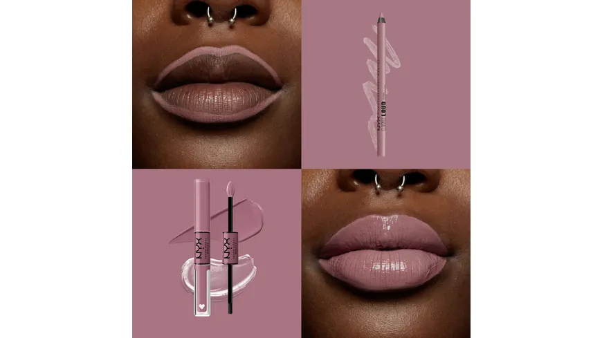 NYX PROFESSIONAL MAKEUP Shine Loud High Pigment Lip Shine Fierce
