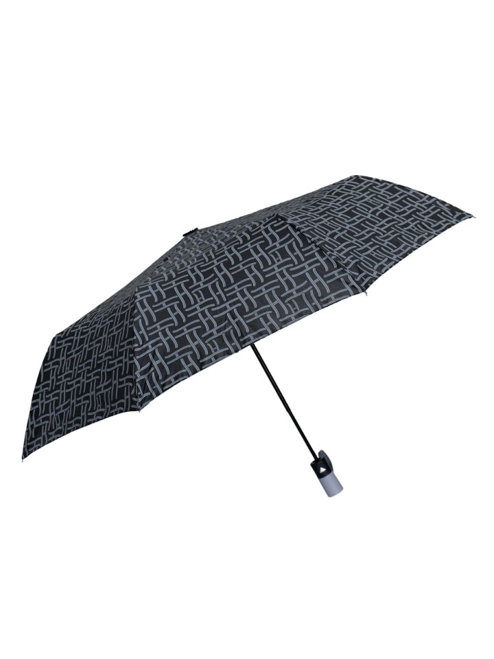 COFI 1453 Teleskop Taschenschirm mit Schutzhülle Fiberglas-Gestell Regeschirm in Grau günstig kaufen onesize