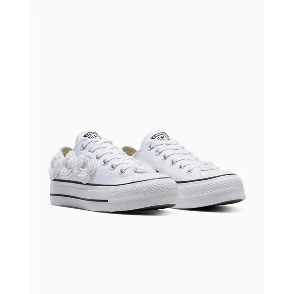 Converse Chuck Taylor All Star Lift 3D Flowers A10228C / weiss