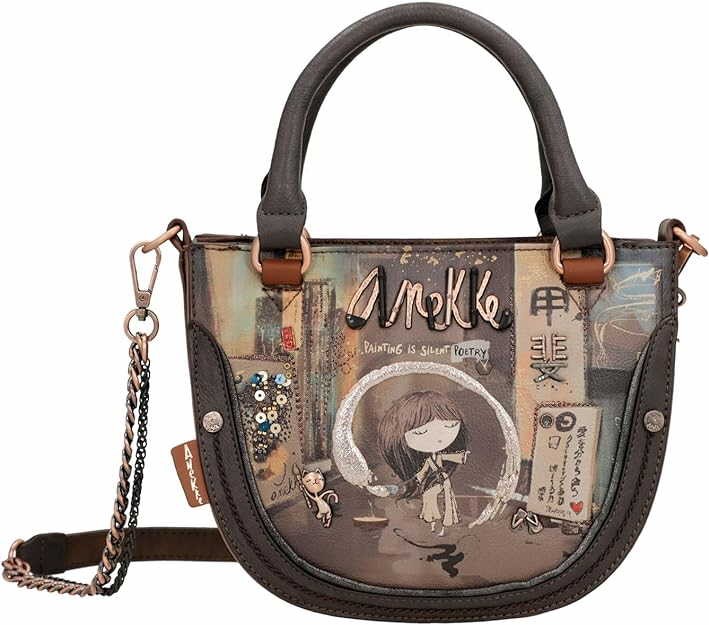 ANEKKE Handtaschen braun Handbag S round