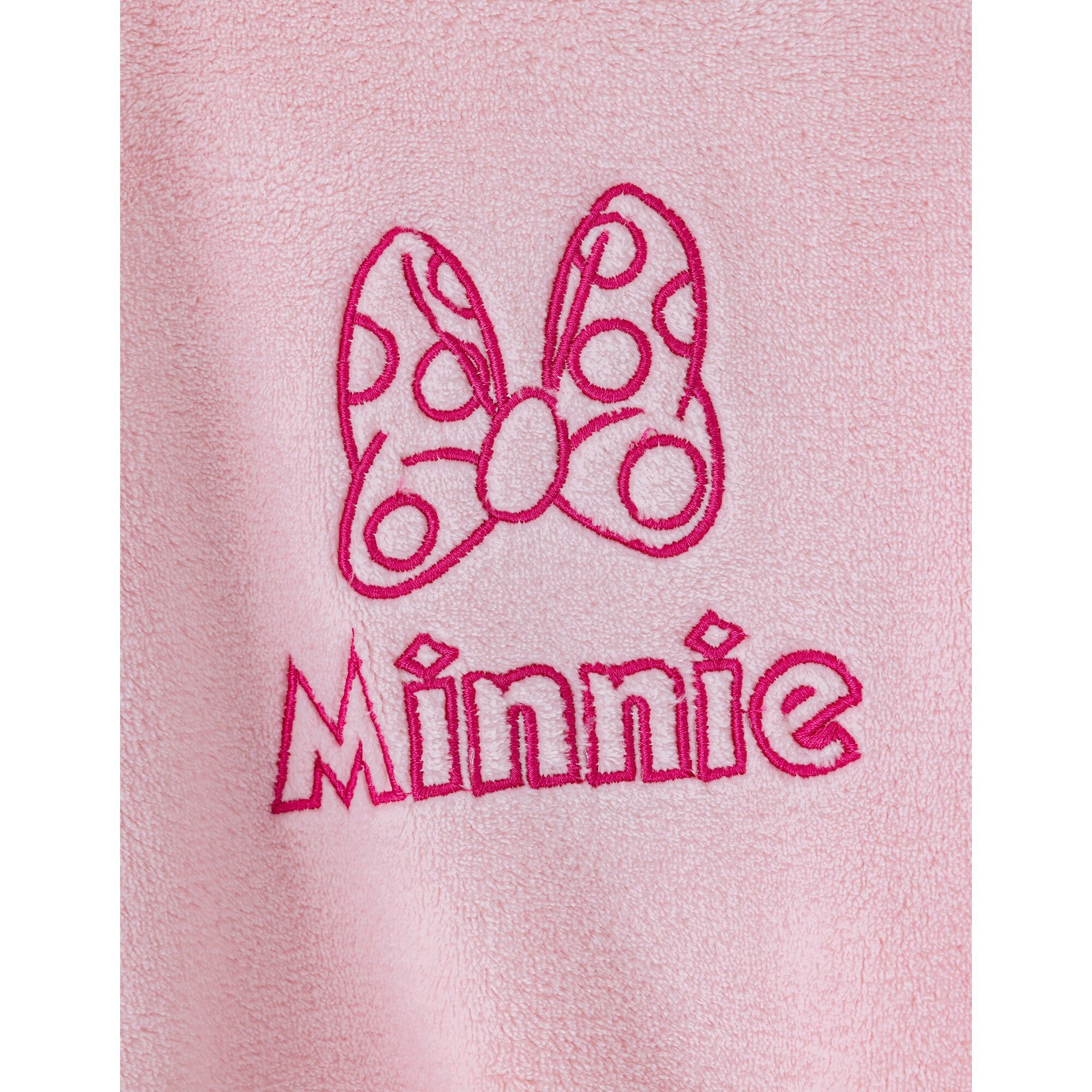 Robe de chambre capuche enfant Minnie personnalisable