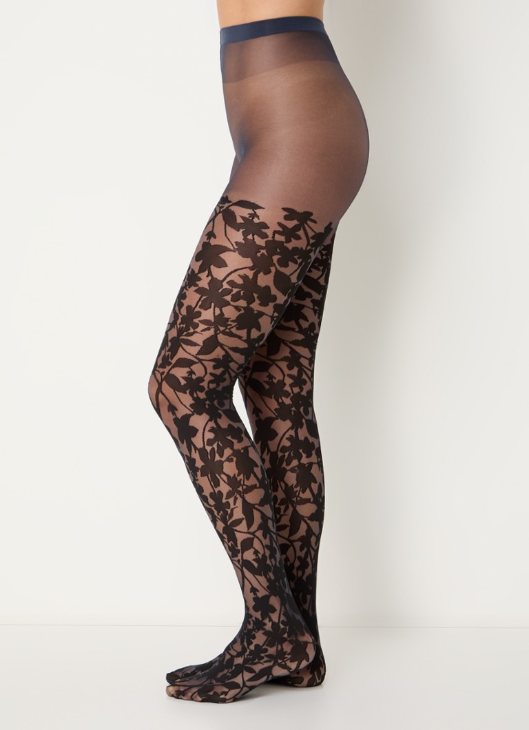 Colanți Wolford cu imprimeu floral, 20 denieri