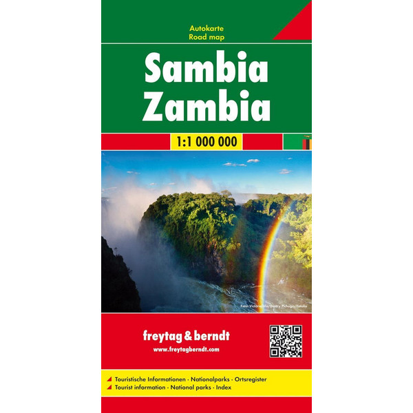 Sambia 1 : 1 1 000 000 - Straßenkarte