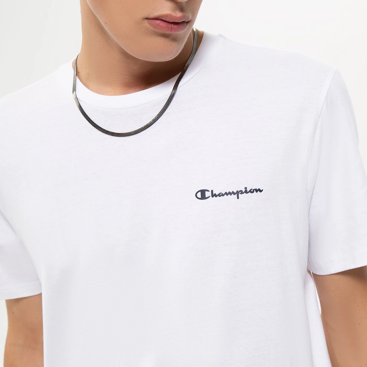 CHAMPION T-SHIRT CREWNECK T-SHIRT Weiß