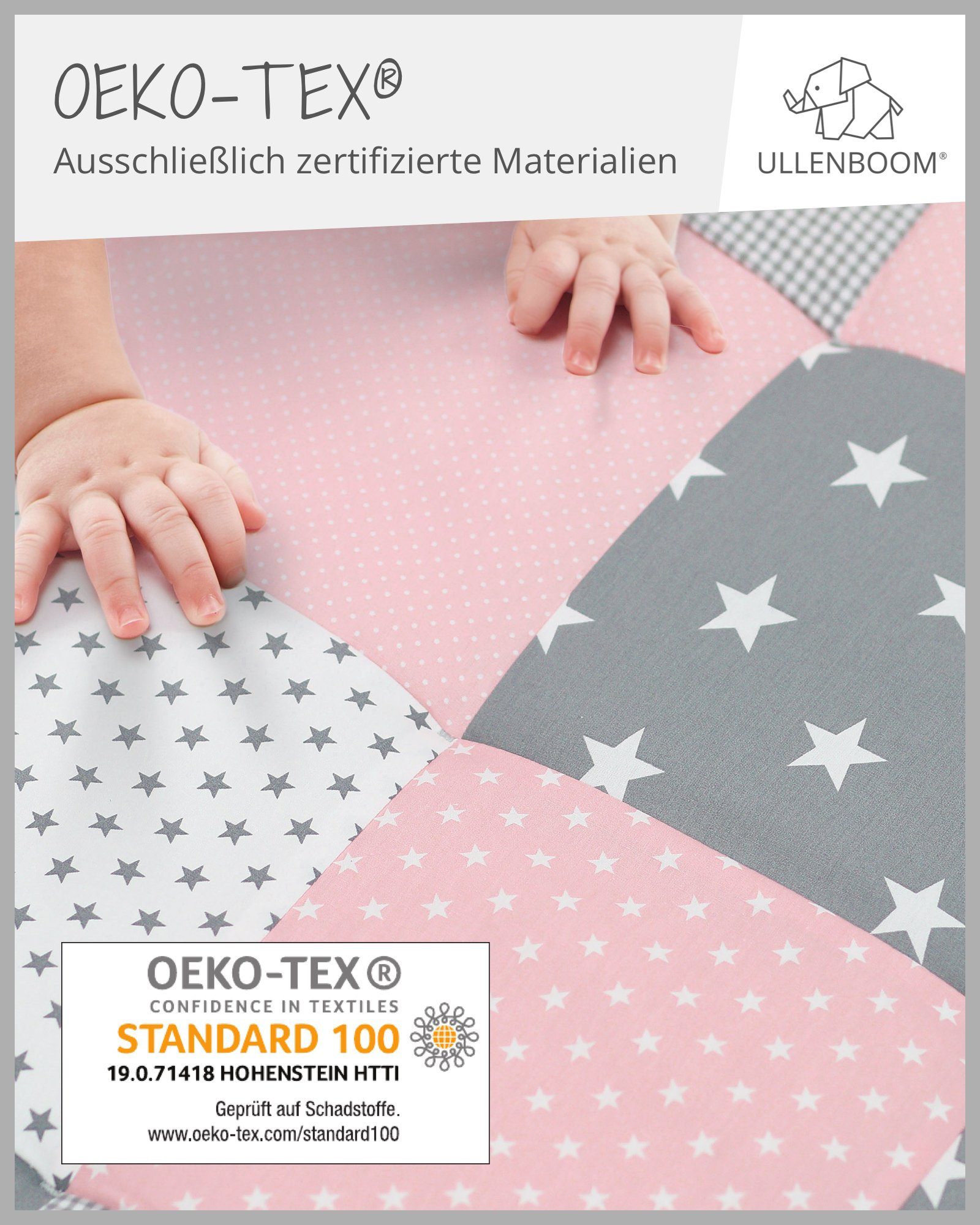 Krabbeldecke Baby Krabbeldecke 100x100 cm 