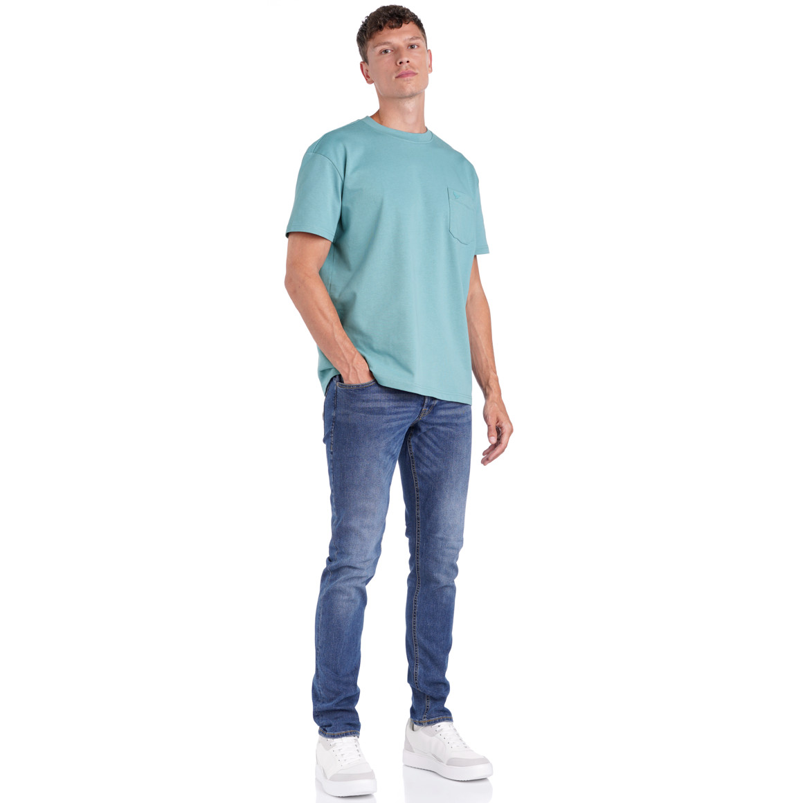Herren T-Shirt mit Brusttasche