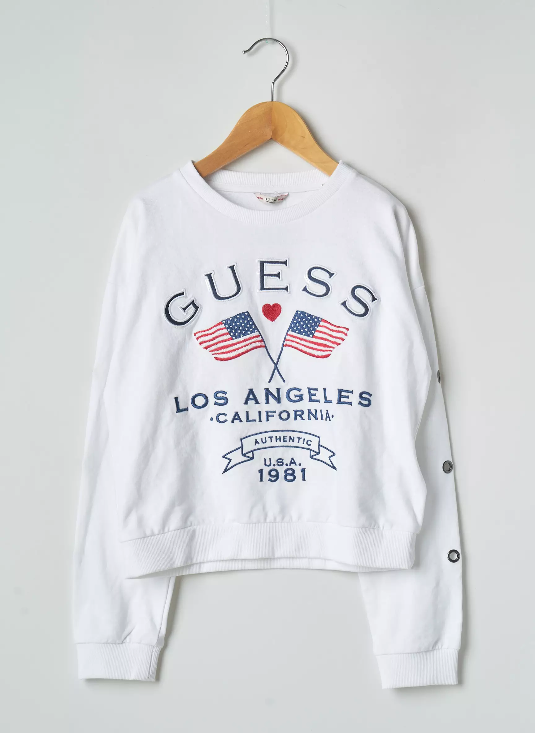 Guess Sweats Fille couleur blanc