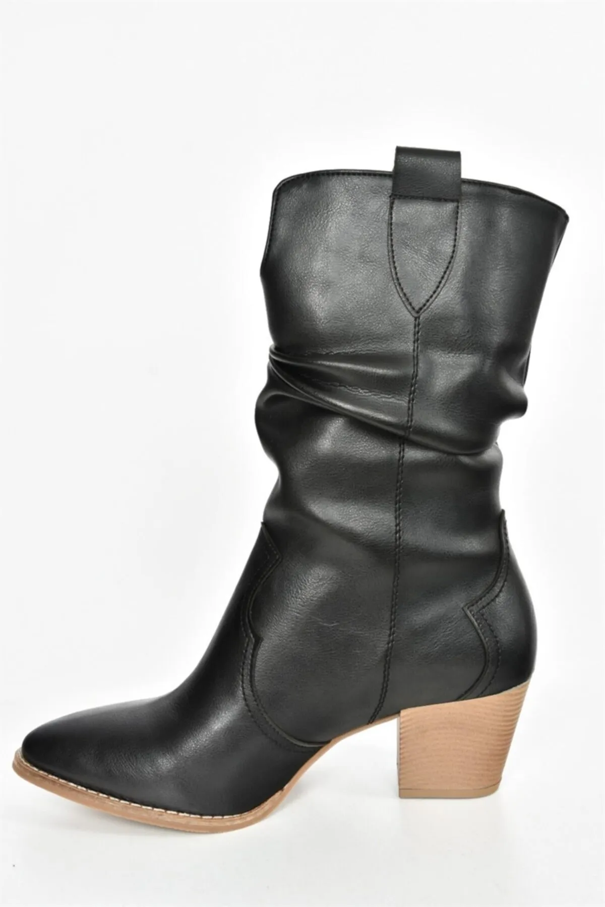 Fox Shoes  Schwarze Dallas Damenstiefel mit Kordelzug J404040009