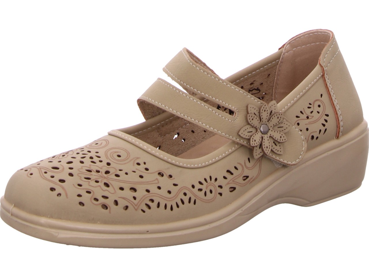 DIVERSE Sportliche Slipper beige