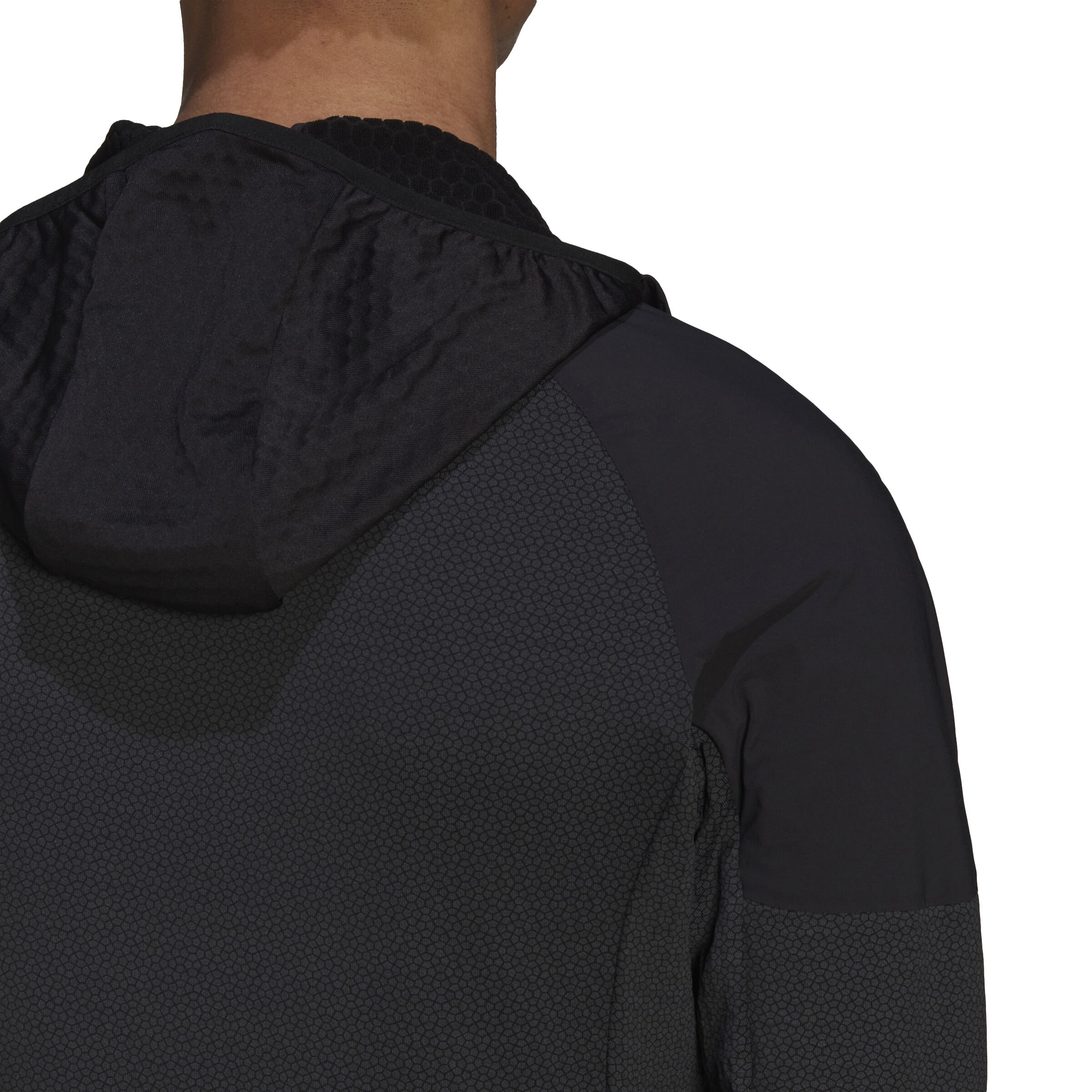 Fleece Hoody Herren - Schwarz