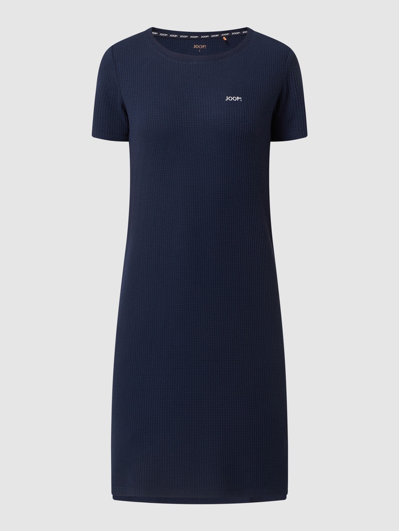 Nachthemd mit Logo in marineblau